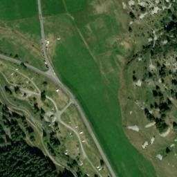 Vue satellite de Camping Municipal les Moutets à Molines-en-Queyras
