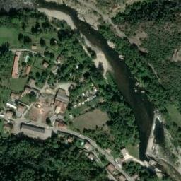 Vue satellite de Camping À l'ombre des Sycomores à Prades