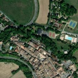 Vue satellite de Aire de camping-car à Monmarvès à Monmarvès