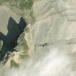 Vue satellite de Torrent cours d'eau à Lus-la-Croix-Haute