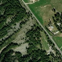 Vue satellite de Les Mélèzes à Saint-Paul-sur-Ubaye