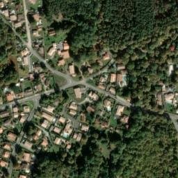 Vue satellite de Camping Le Marache Vacances à Le Teich