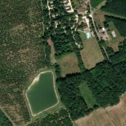 Vue satellite de Camping de Bergougne à Rives