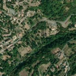 Vue satellite de Camping les Lavandes à Vesseaux