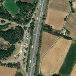 Vue satellite de Aire de camping-car à Les Tourrettes à Les Tourrettes