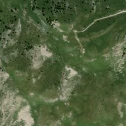 Vue satellite de Cabane du Vallon d'Âne à Dévoluy