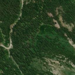 Vue satellite de Cabane forestière des Champets à Saint-Léger-les-Mélèzes