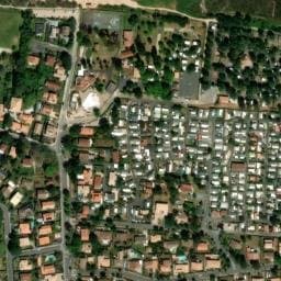 Vue satellite de Camping Routes du Monde ATC à Gujan-Mestras
