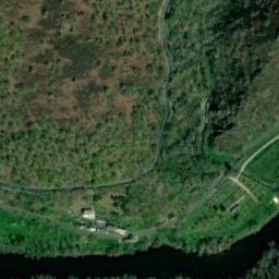 Vue satellite de Camping Coursavy à Saint-Parthem