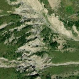 Vue satellite de Cabane pastorale de la Dent à Châteauroux-les-Alpes