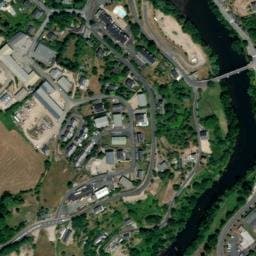 Vue satellite de Aire de camping-car à Golinhac à Golinhac