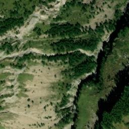 Vue satellite de Ancienne cabane de Tissap à Châteauroux-les-Alpes