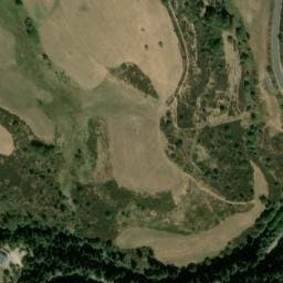 Vue satellite de Source de l'Hubac à Borne