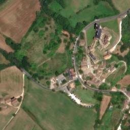 Vue satellite de Aire communale de Biron à Vergt-de-Biron