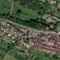 Vue satellite de Aire de camping-car à Villefranche-du-Périgord à Villefranche-du-Périgord