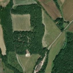 Vue satellite de Les Lavandes à Manas