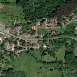 Vue satellite de Camping La Bastide à Villefranche-du-Périgord