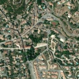 Vue satellite de Aire Camping-Cars de Puy Saint Martin à Manas