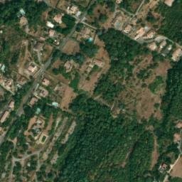 Vue satellite de Camping Les Pins à Mercuer