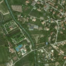 Vue satellite de Les Foulons à Luc-en-Diois
