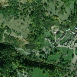 Vue satellite de Gite des trois cols à Réallon