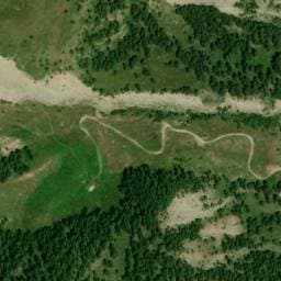 Vue satellite de Cabane de Soleil Boeuf à Châteauroux-les-Alpes