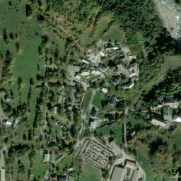 Vue satellite de Camping Les Pins à Saint-Sauveur