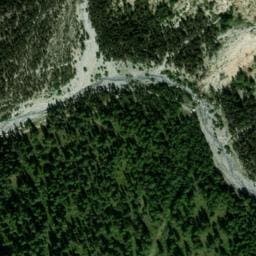 Vue satellite de Cabane des Chalances à Vars