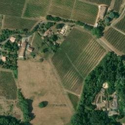 Vue satellite de Aire de camping-car du Château Haut-Pradot à Morizès