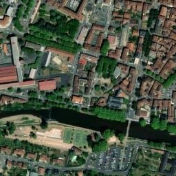 Vue satellite de Places Besombes à Figeac