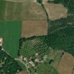 Vue satellite de Camping à la Ferme de Grange Neuve à Bézaudun-sur-Bîne