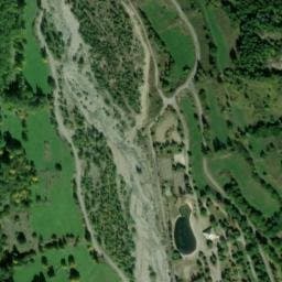 Vue satellite de Camping municipal de Réallon à Prunières