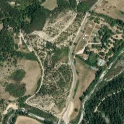 Vue satellite de Camping Le Moulin de Pradelle à Brette