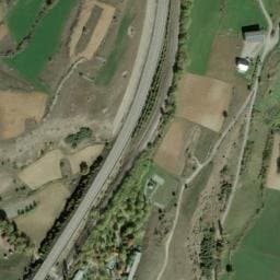 Vue satellite de Les Eygas à Saint-Sauveur