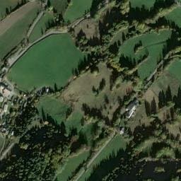 Vue satellite de La Place à Saint-Sauveur