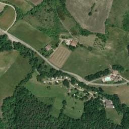 Vue satellite de Camping du Moulin à Bourdeaux