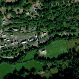 Vue satellite de Camping vert de Saint-Chély d'Aubrac à Prades-d'Aubrac