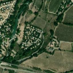 Vue satellite de Camping Les Arches à Mirabel