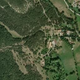 Vue satellite de Camping Les Prés à Montmaur