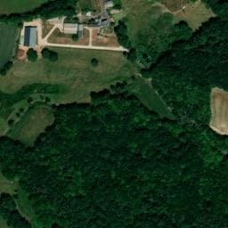 Vue satellite de Les Cabanes d'Elo à Golinhac