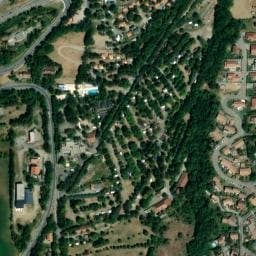 Vue satellite de Camping Locations Alpes Dauphiné à La Bâtie-Vieille