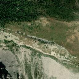 Vue satellite de Cabane de Teste à Saint-Paul-sur-Ubaye
