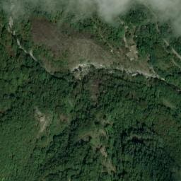 Vue satellite de La baume au coeur à Rocles