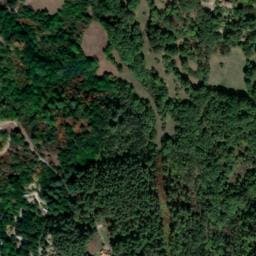 Vue satellite de Camping la Marette à Rocles