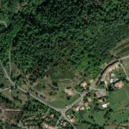 Vue satellite de La Combe à Rocher