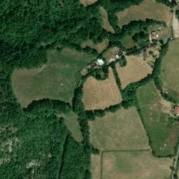 Vue satellite de Ancienne chapelle de Cras à Cras