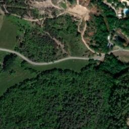 Vue satellite de Camping Sites et Paysage "La Marette" à Rocles