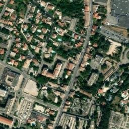 Vue satellite de Aire Camping-Cars de Montélimar à Savasse
