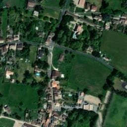 Vue satellite de Aire de camping-cars de Fontet à Fontet