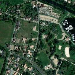 Vue satellite de Aire de camping-cars de Fontet à Bourdelles